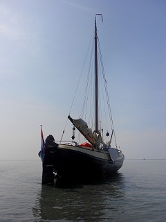 Lemsteraak  Bries auf einer Sandbank