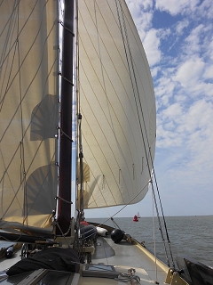 Lemsteraak  unter Segeln